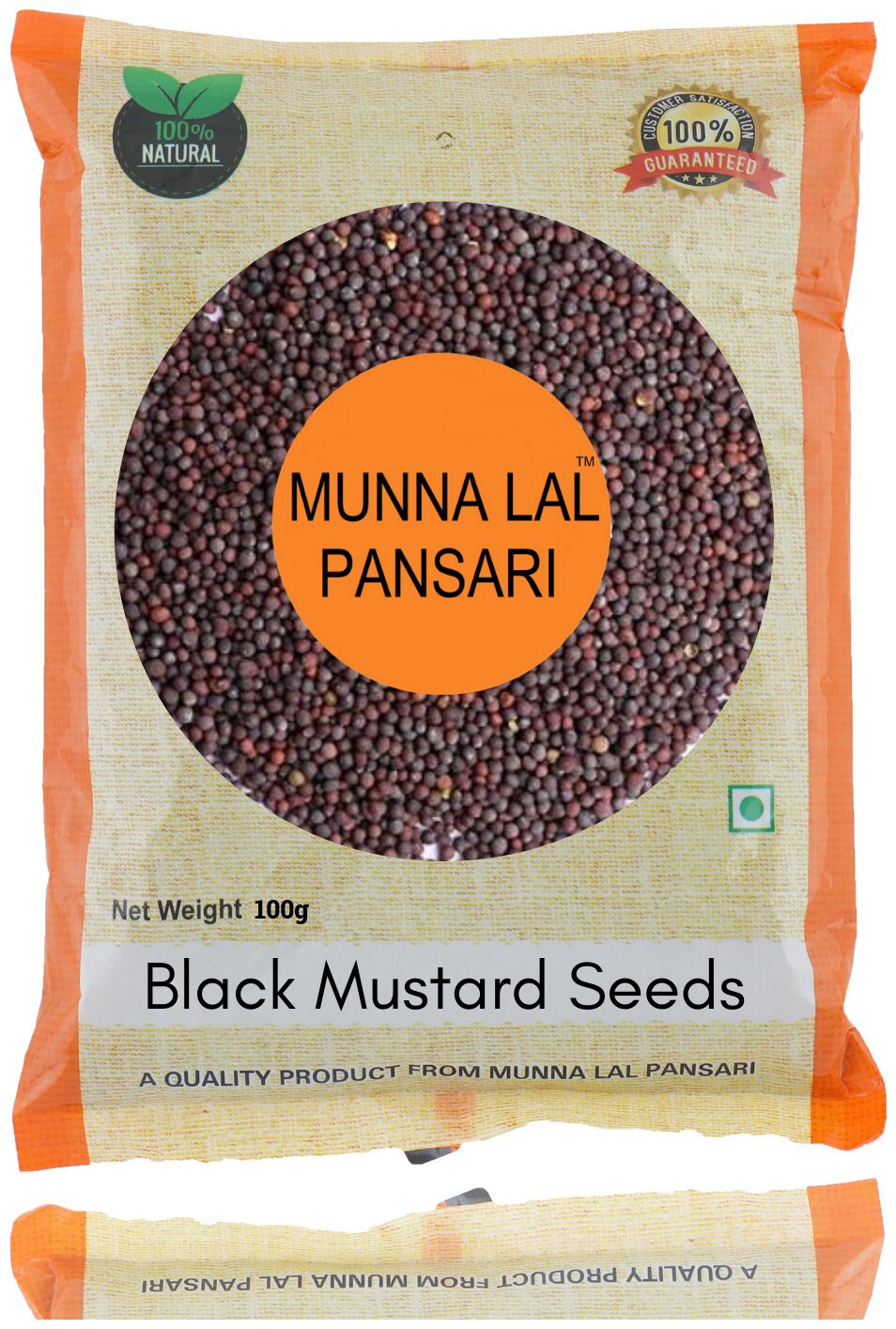 

Munna Lal Premium Quality Black Mustart Seeds Kali Rai 100g