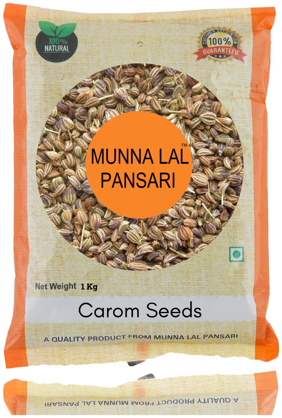 

Munna Lal Whole Ajwain Carrom Seeds 1 Kg (Pack of 1)