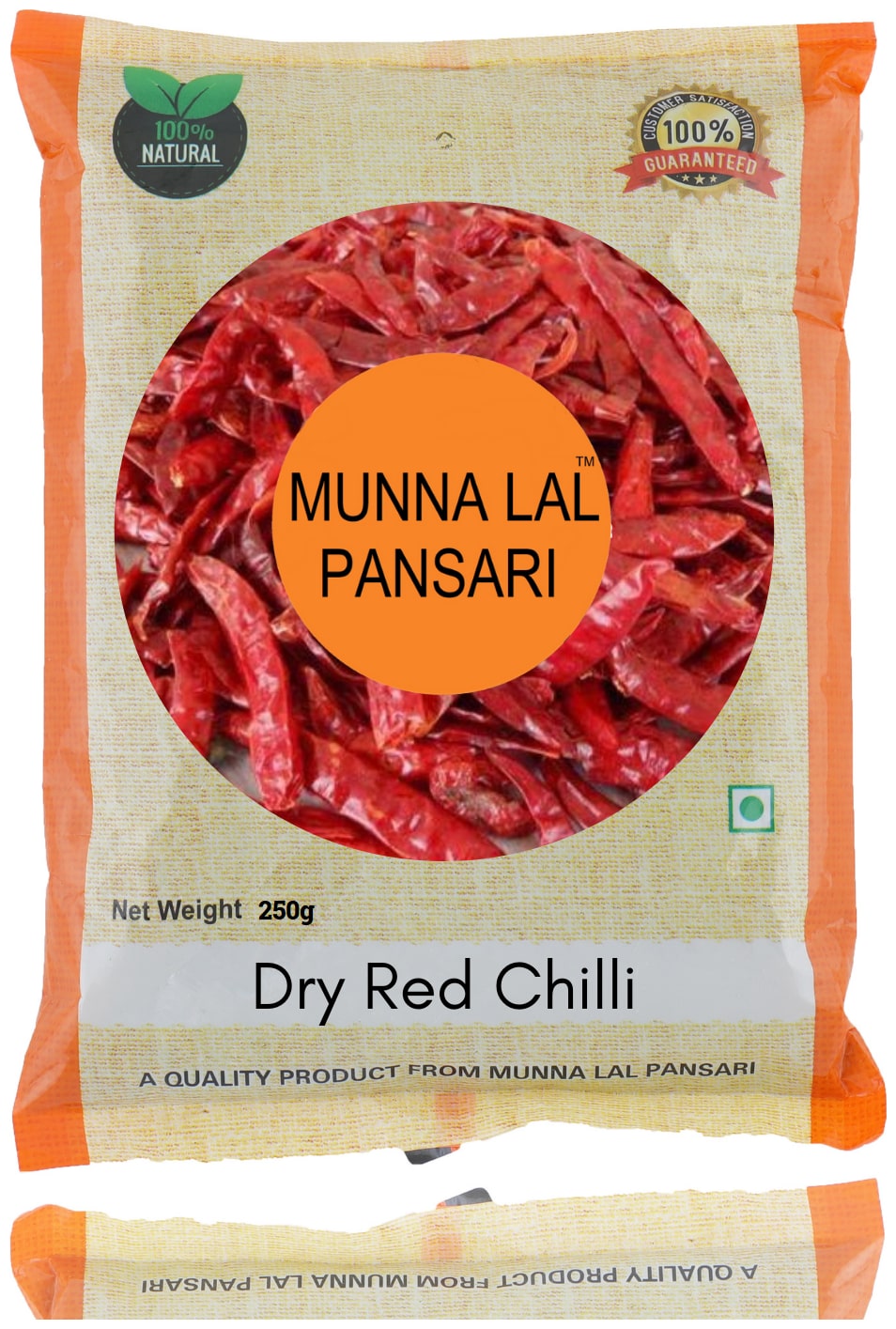 

Munna Lal Whole Dry Long Red Chilli 250g (Pack of 1)