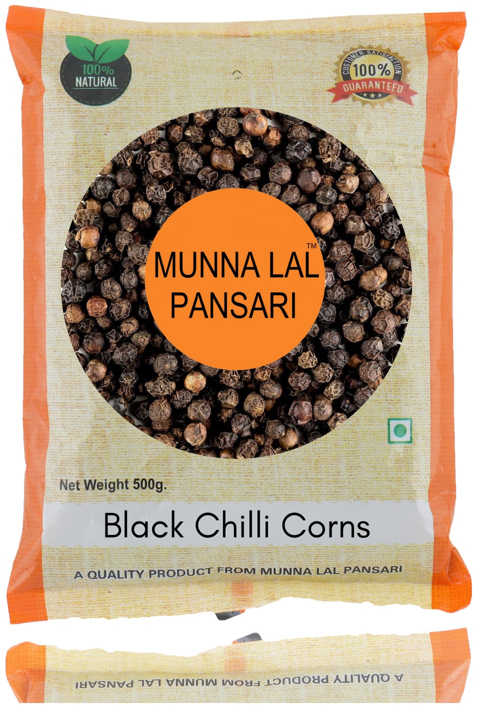 

Munna Lal Whole Black Peppercorn Kali Mirch Sabut 500g