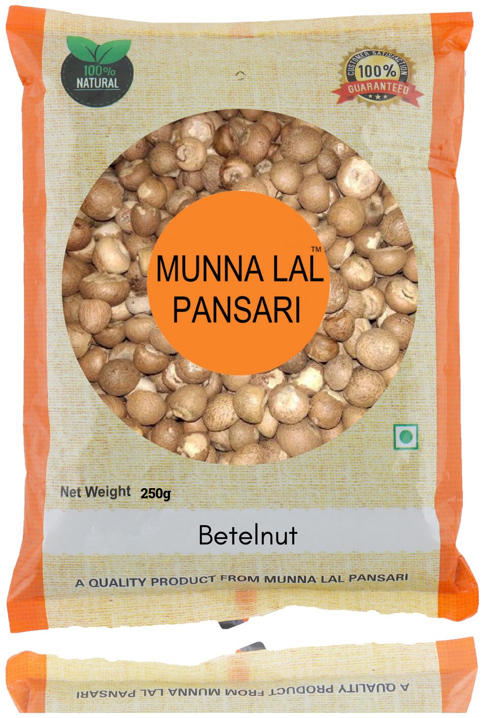 

Munna Lal Whole Mora Betel Nuts Supari Areca Nut 250g