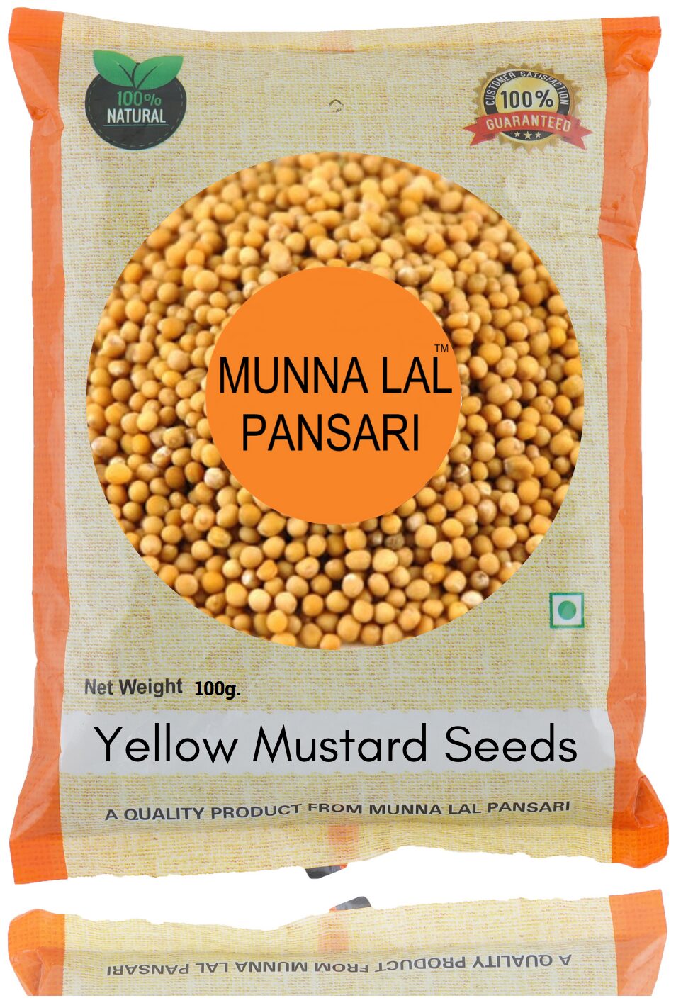 

Munna Lal Yellow Mustard Seeds Pilli Sarason 100g