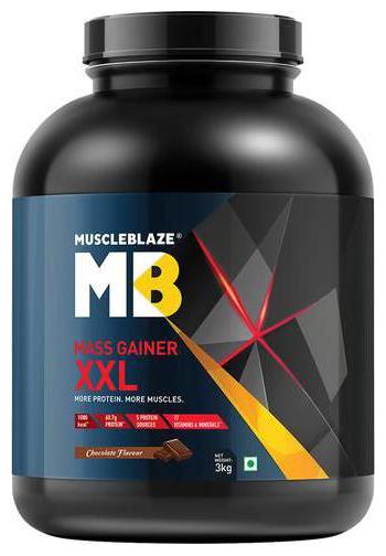 

Muscleblaze Mass Gainer Xxl - Chocolate Flavour 3 kg
