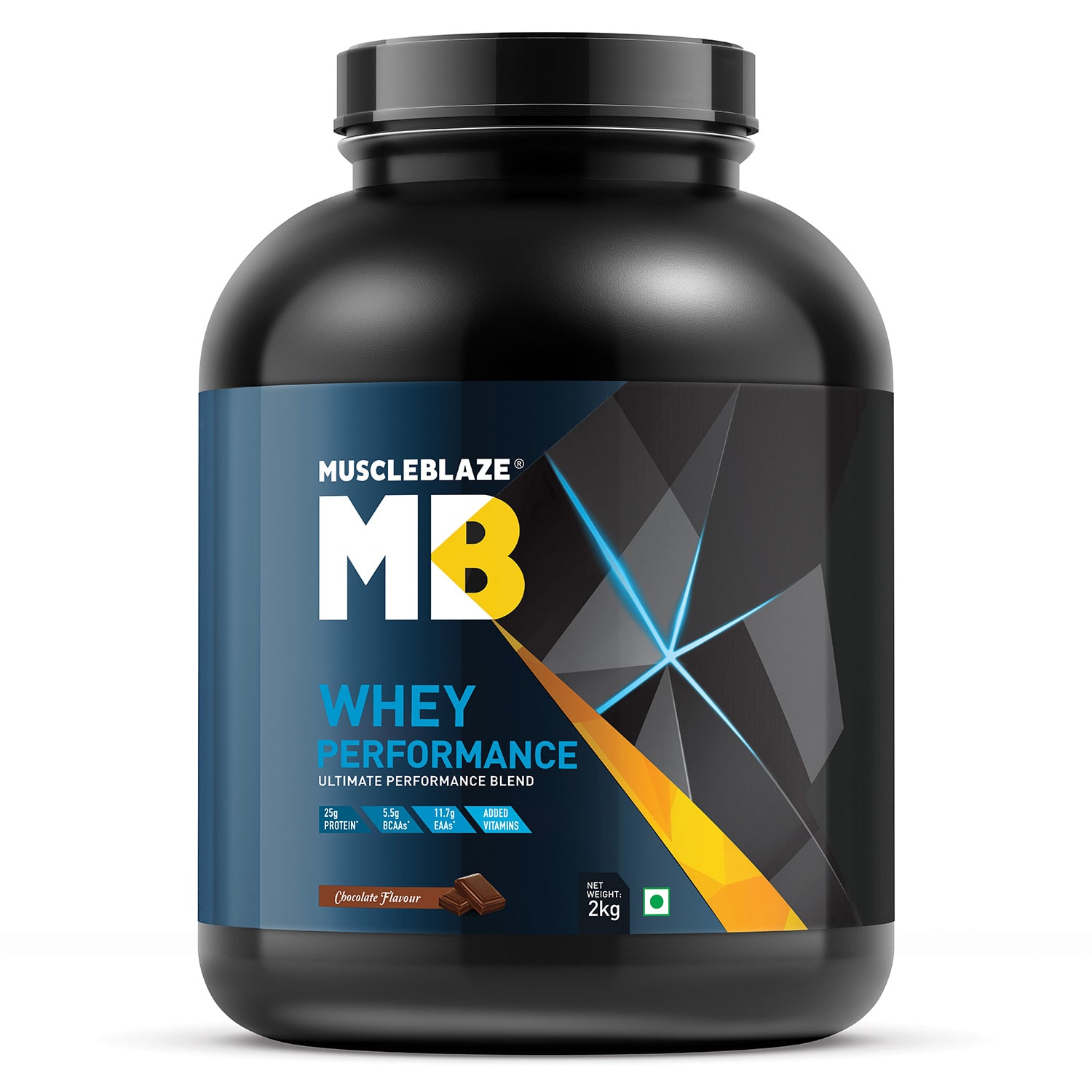 

MuscleBlaze 70 Whey Performance Protein 2 kg 4 4 lb (Chocolate)