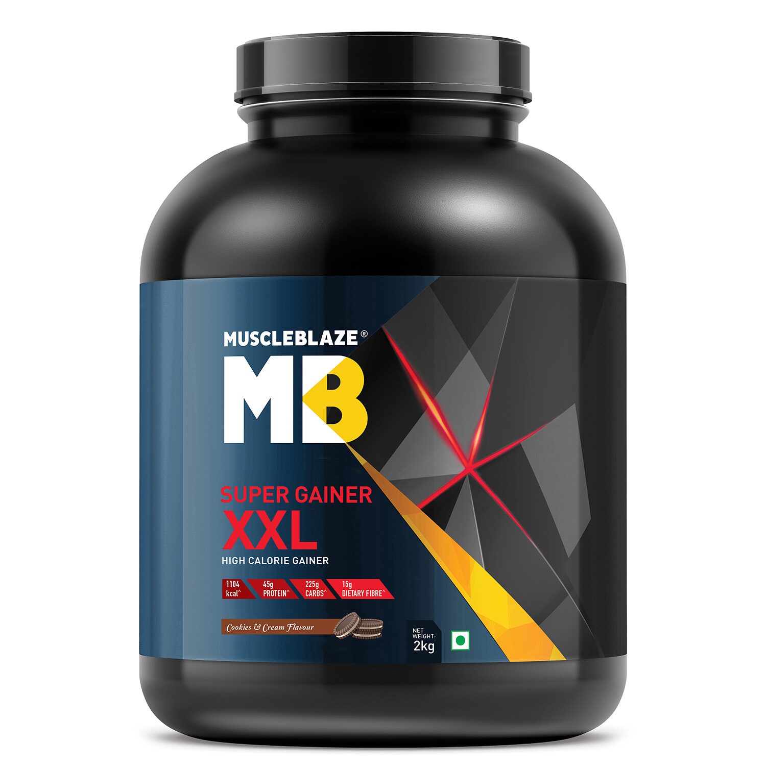 

Muscleblaze Super Gainer XXL 4 4 Lb 2 kg - Cookies Cream