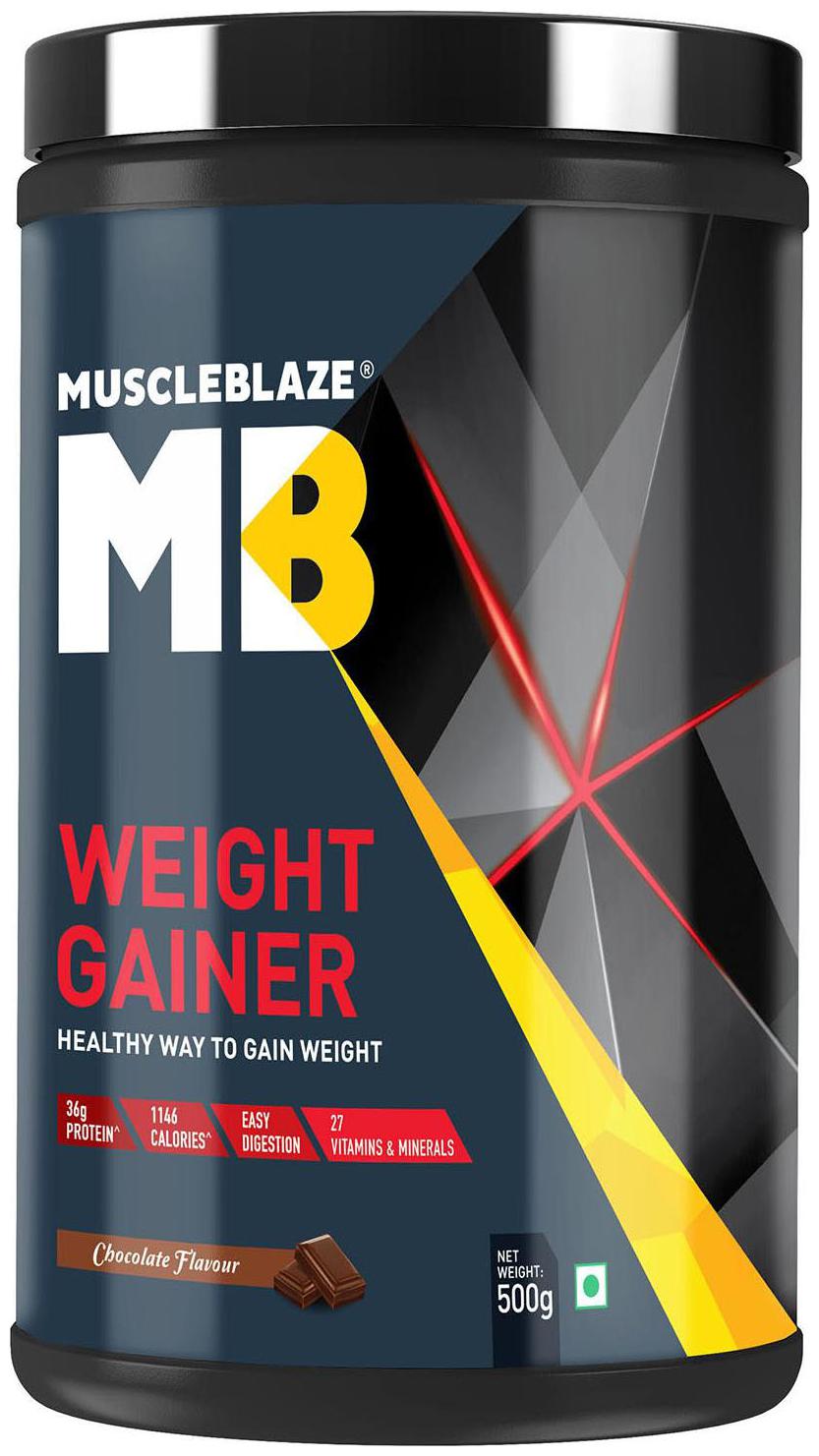 

Muscleblaze Weight Gainer 0 49 kg (1 1 Lb) 500 g - Chocolate