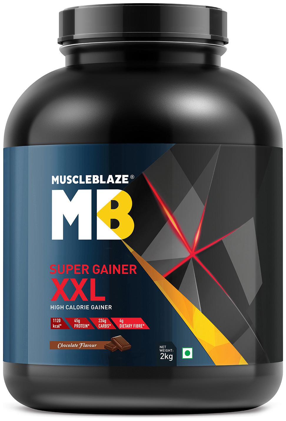 

Muscleblaze Super Gainer XXL 4 4 lb 2 kg - Chocolate
