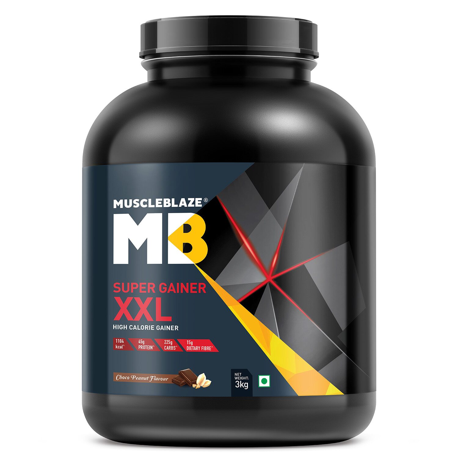 

MuscleBlaze Super Gainer XXL 3 kg Choco Peanut Butter