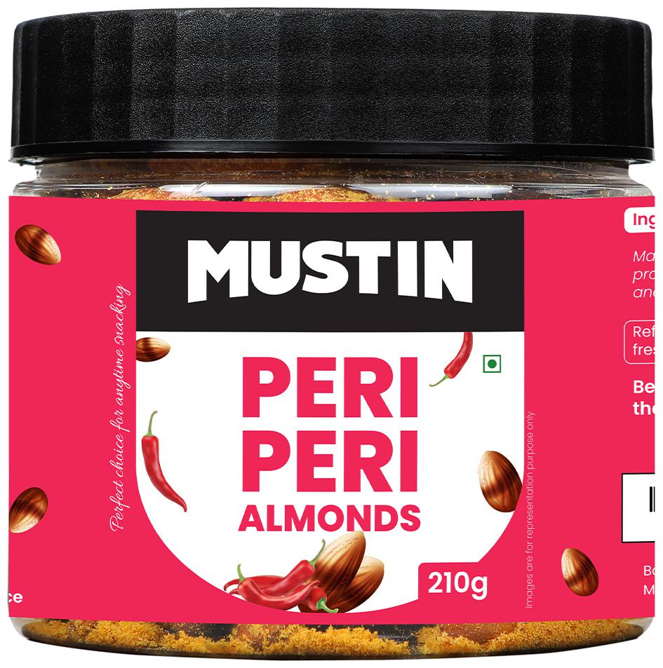 

MUSTIN Peri Peri Almonds-210g