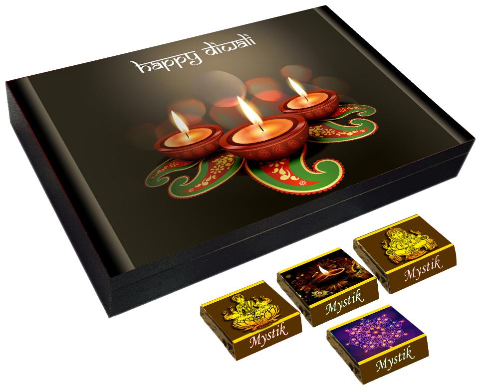 

Mystik Beautiful Diwali Celebration Chocolate Gift Box 144 g