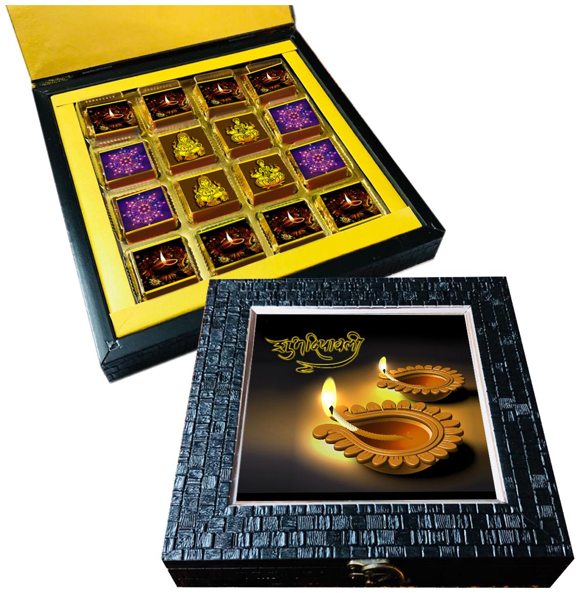

Mystik-Diwali Diya Chocolate Gift Box (16pc)