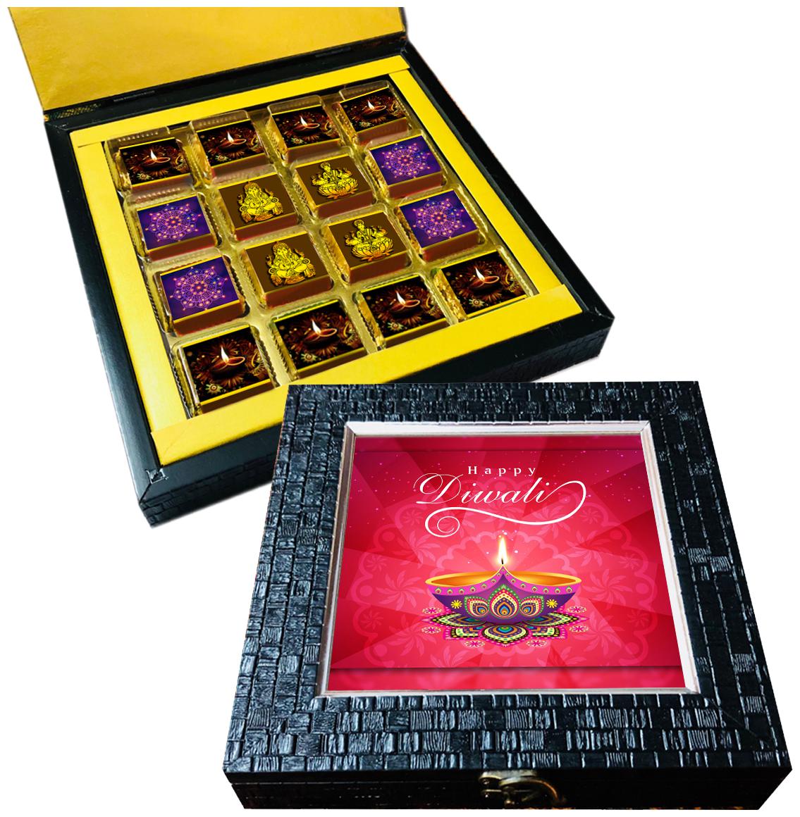 

Mystik - Diwali Diya Chocolate Gift Box (16pc)