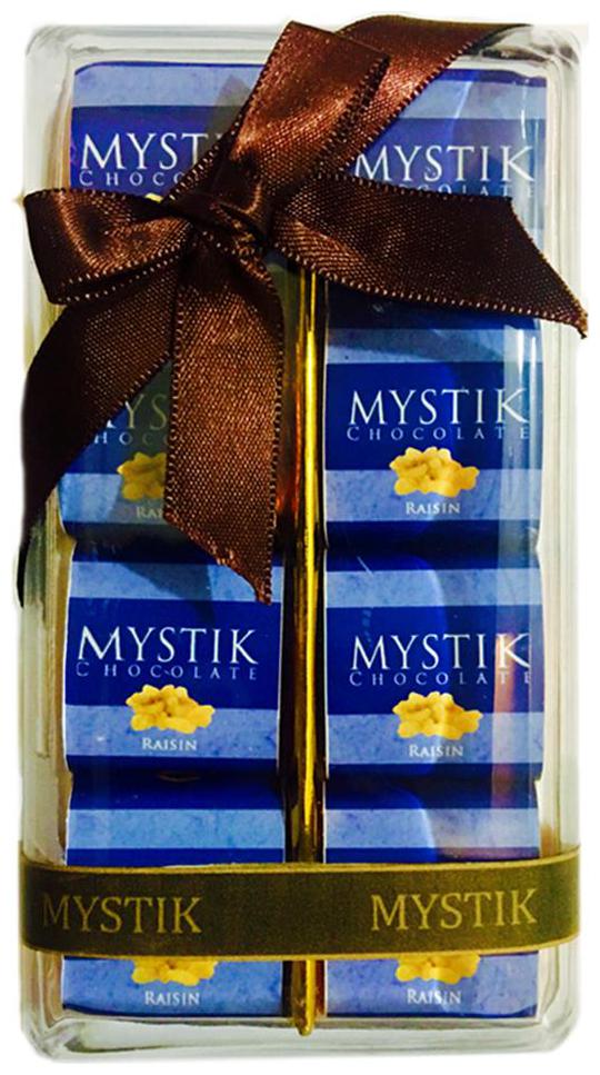 

Buy Mystik Raisin flavour Dark chocolate online