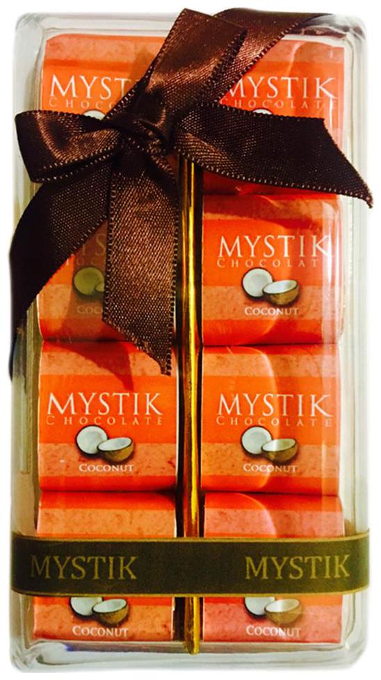

Buy Mystik Coconut flavour Milk chocolate online
