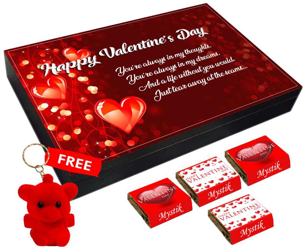 

Mystik Valentine s Gift 12pc Wooden Chocolate Box-For Him-For Her