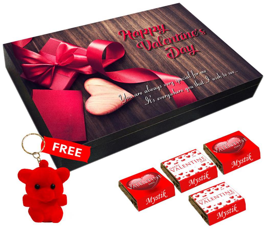 

Mystik Valentine s Gift 12pc Wooden Chocolate Box-For Him-For Her