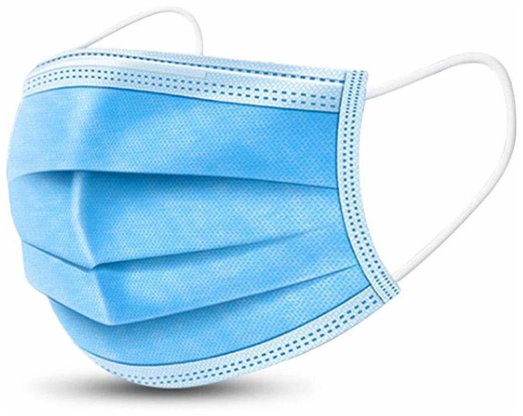 

MYSWA Wecare 3 Ply Non Woven Disposable Face Mask With Earloop (Pack of 20)