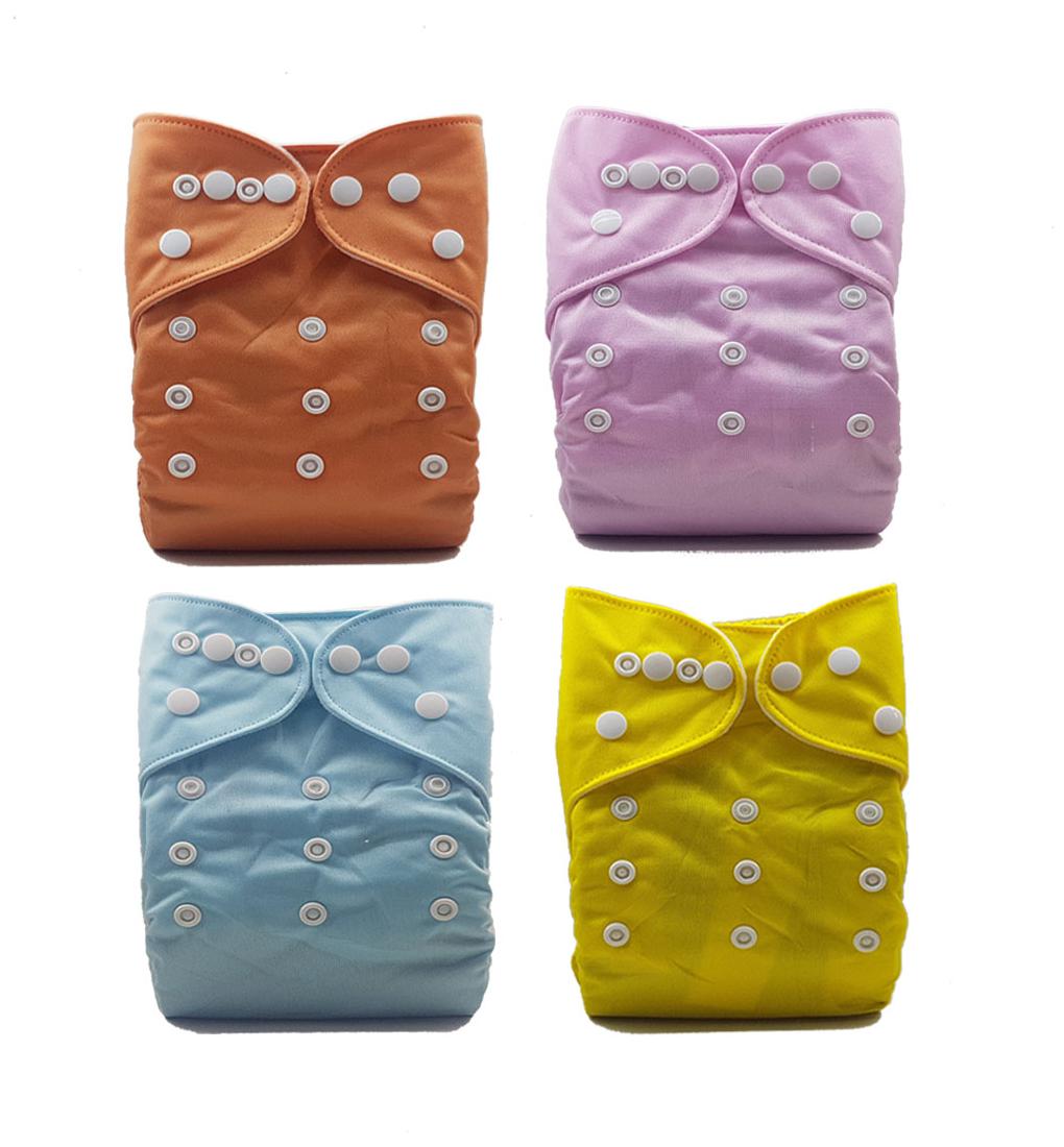 

Nabhasya Ease Living Cloth Diapers-NO INSERT-Holi-Free Size (Pack of 4)