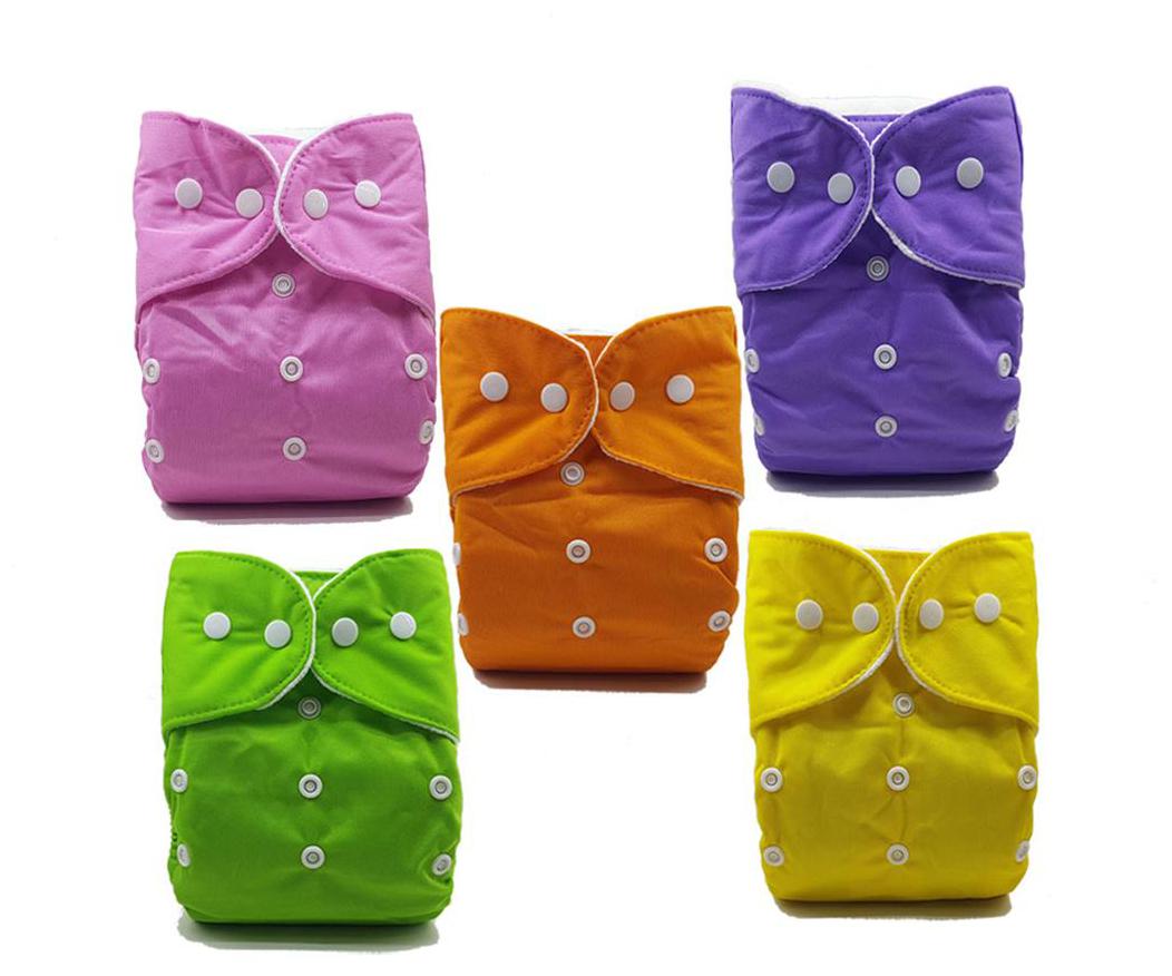 

Nabhasya Ease Living Solid Color Cloth Diaper Pack of 5 (1 pc each)