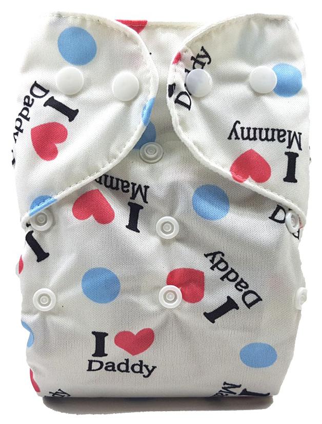 

Nabhasya Ease Living Cloth Diaper-Blue Dot Mumma Dadda Size Love Size L