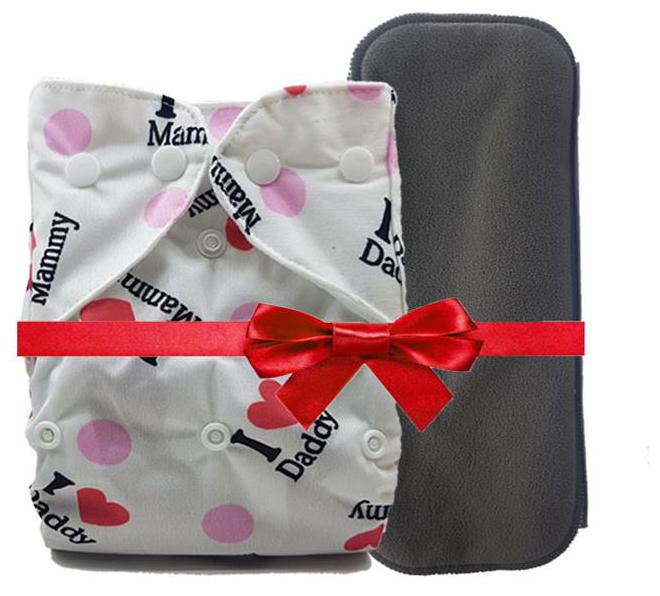 

Nabhasya Ease Living Cloth Diaper With Bamboo Charcoal Insert-Pink Dot Mumma Dad Love