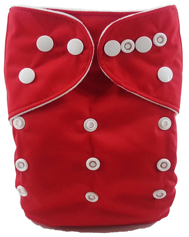 

Nabhasya Ease Living Elegant Colors Cloth Diaper-Dark Red-Large