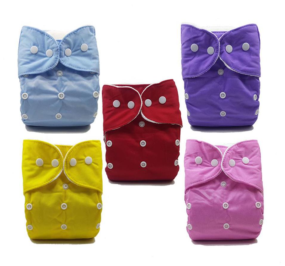 

Nabhasya Ease Living Solid Color Cloth Diaper Pack of 5 (1 pc each)