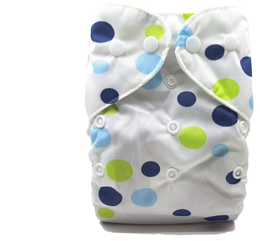 

Nabhasya Ease Living Cloth Diaper-Blue Polka Dots Size New Born