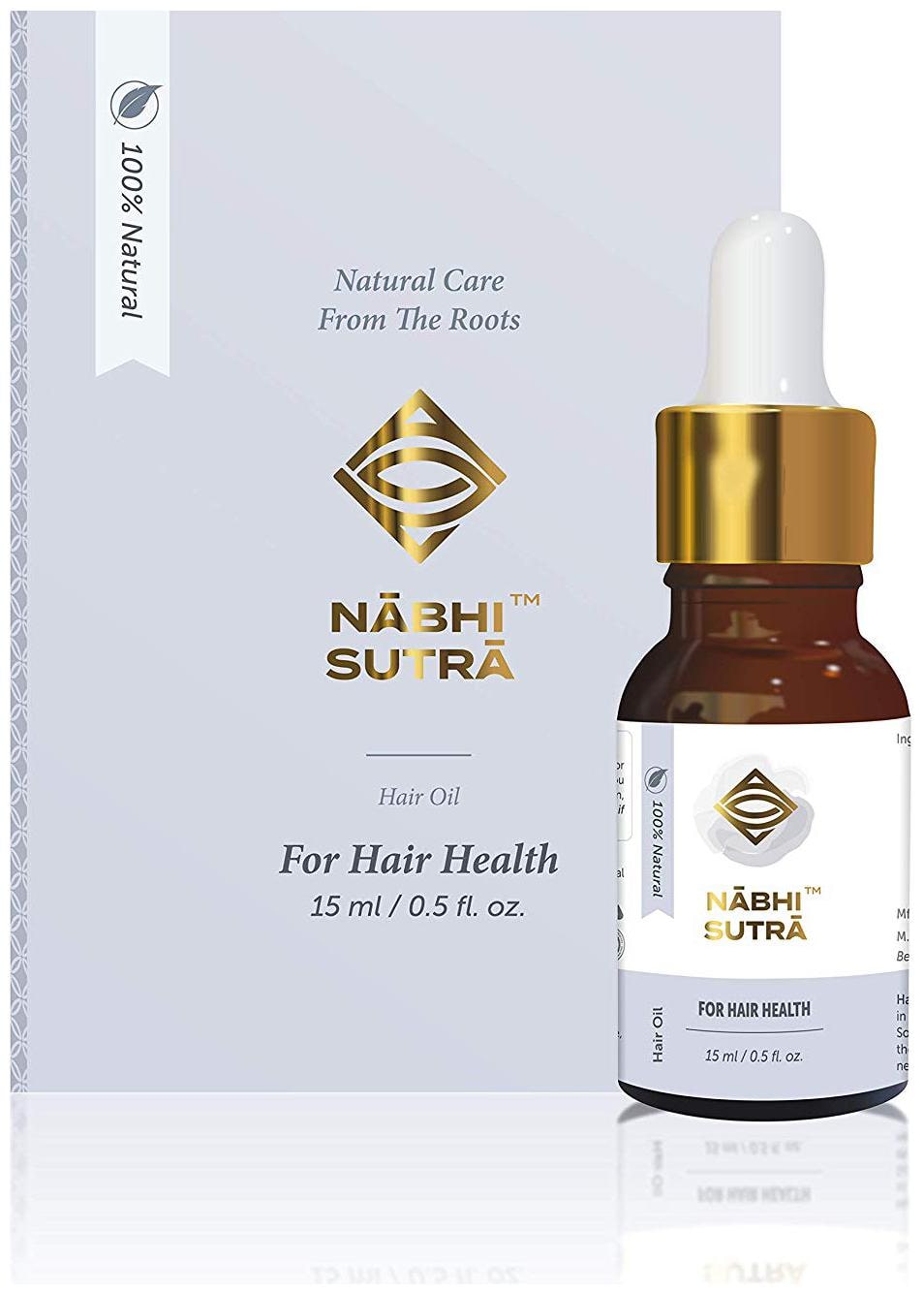 

Nabhi Sutra Natural Form Very Effectively Controls Hair Loss Gives Hair Growth Dandruff Controls 15ml