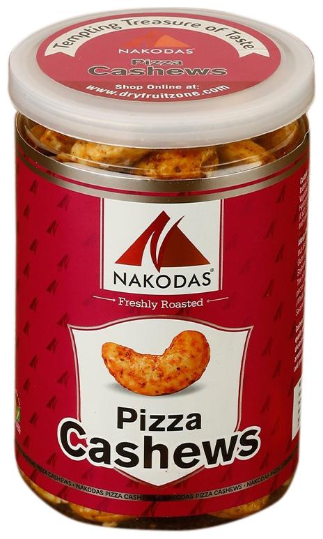 

Nakodas Pizza Cashews (Kaju) Jar Premium Quality 200 g (Pack of 1)
