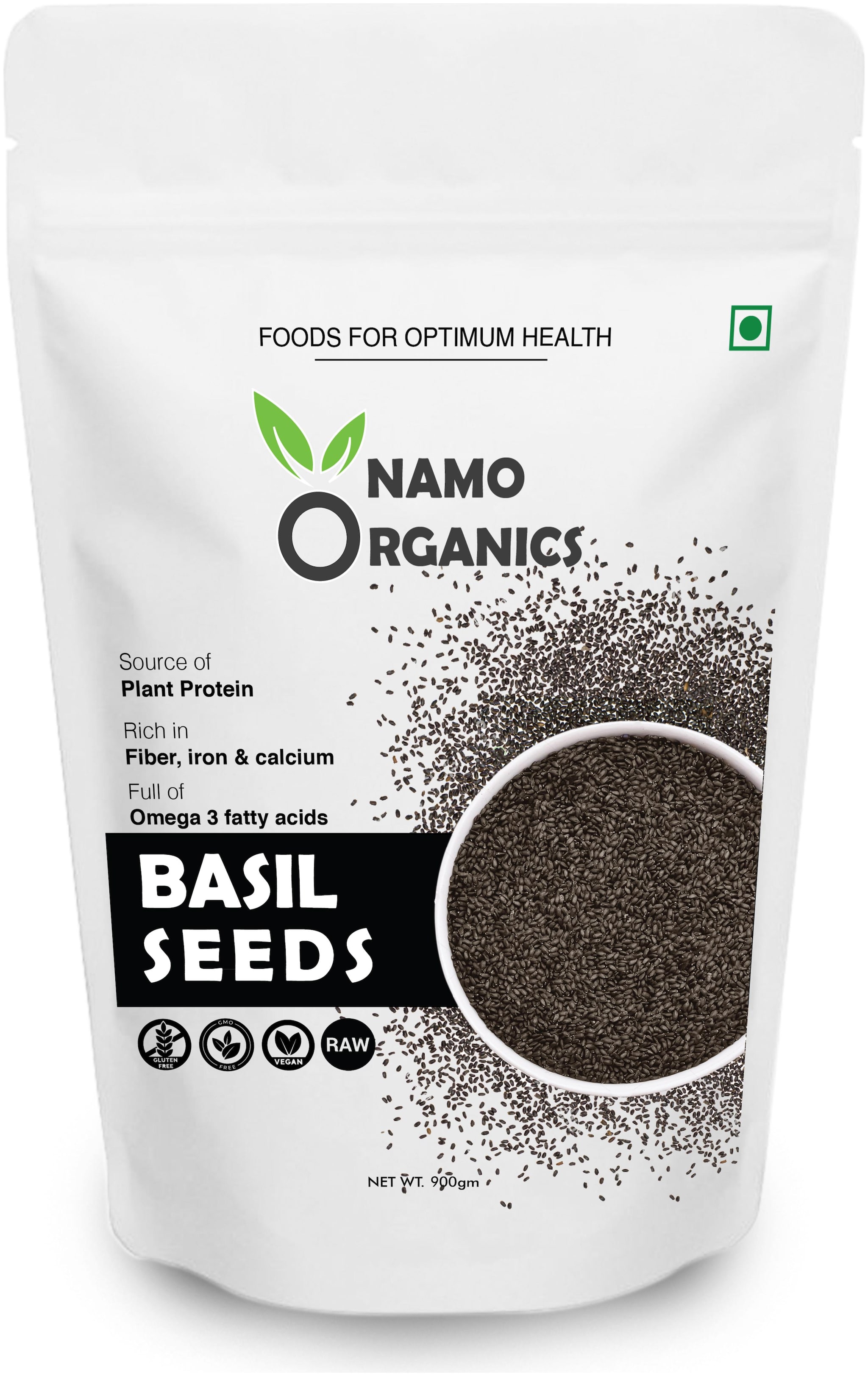 

Namo Organics Basil Seeds 900 g