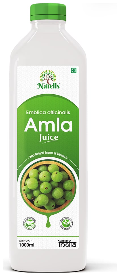 

Natells Healthcare Amla Juice Immunity and Digestion Booster 1 L (Pack of 1)