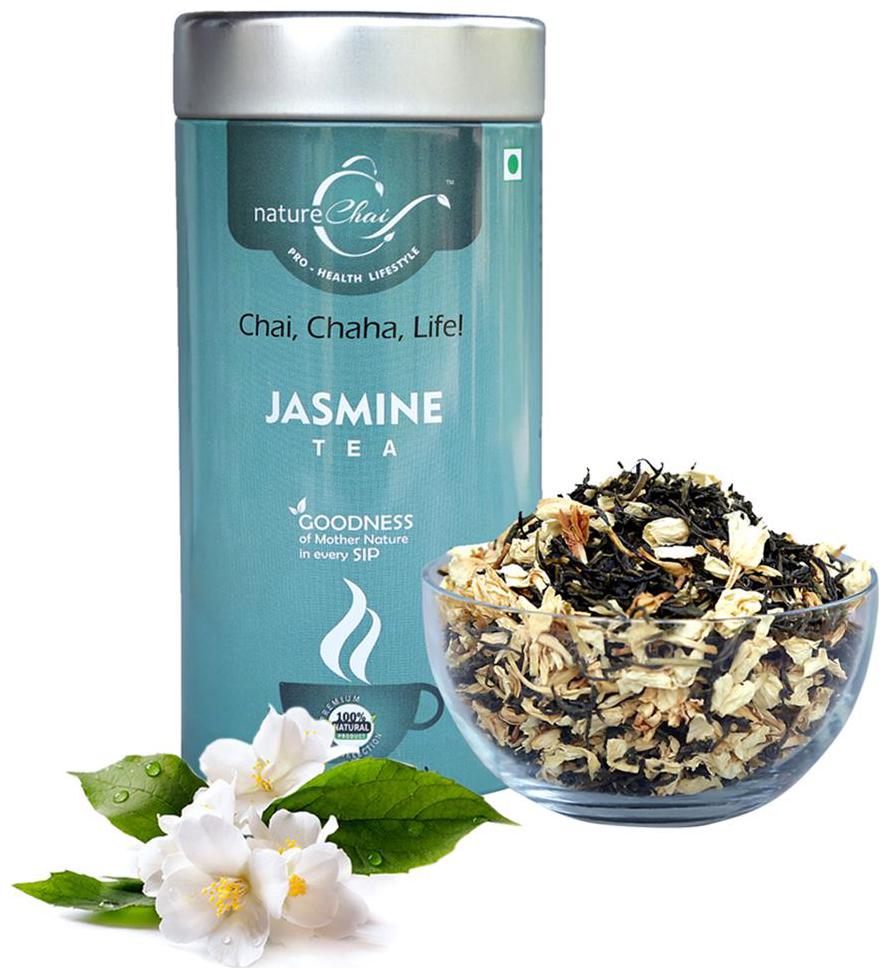 

Nature Chai Jasmine Green Tea 50g Tin Can - Pack of 1