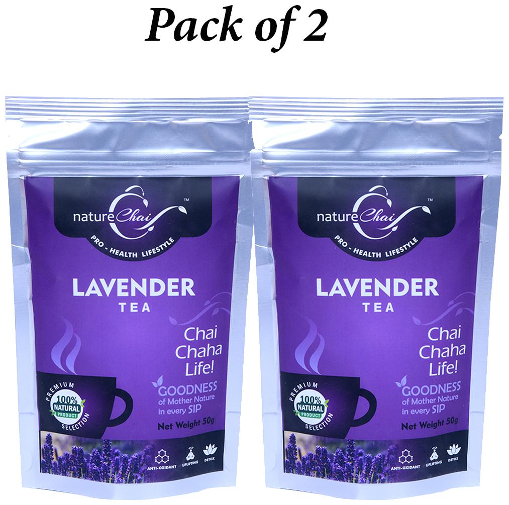

Nature Chai Lavender Green Tea 50g (Pack of 2)
