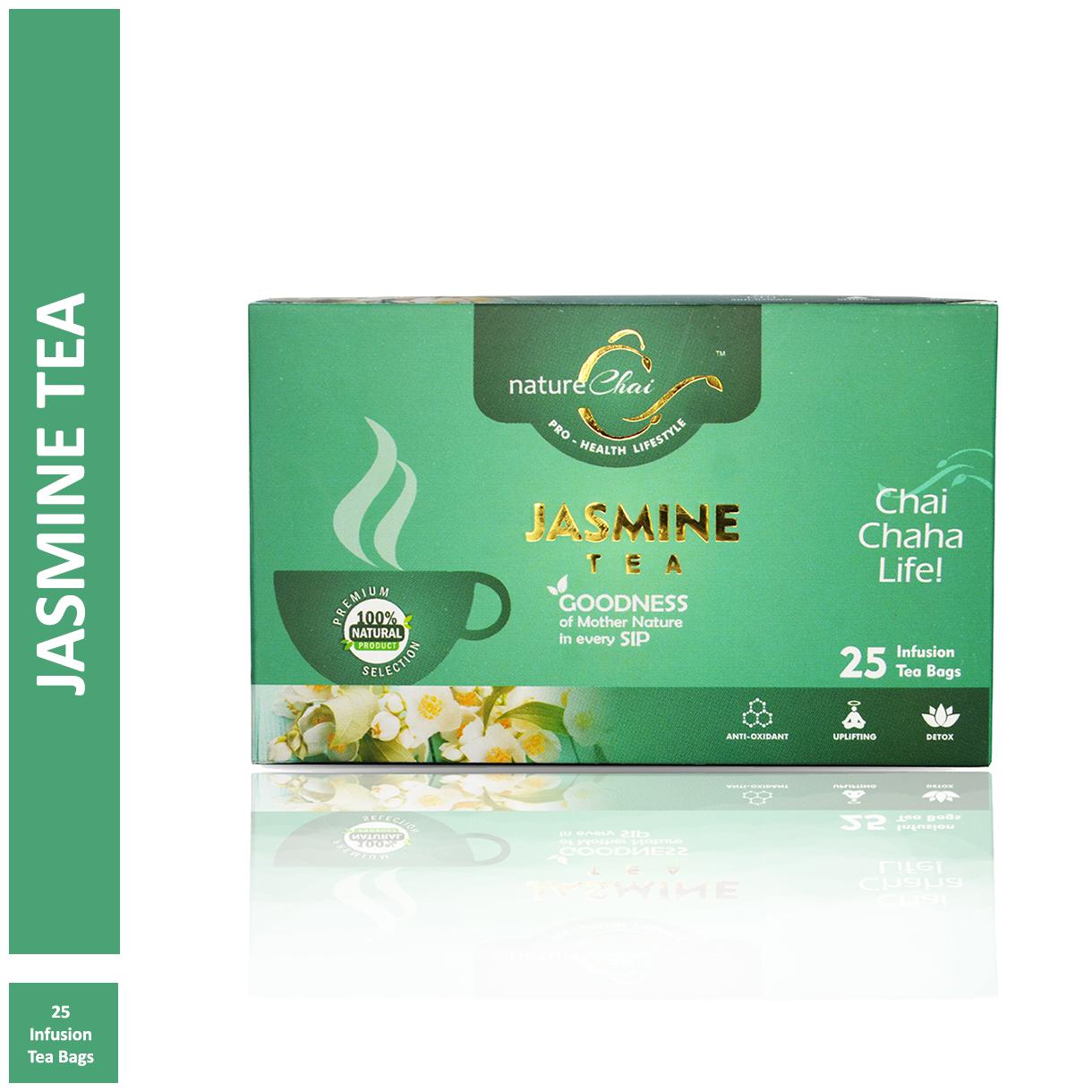 

Nature Chai Jasmine Green Tea - 25 Tea Bags (Pack of 1)