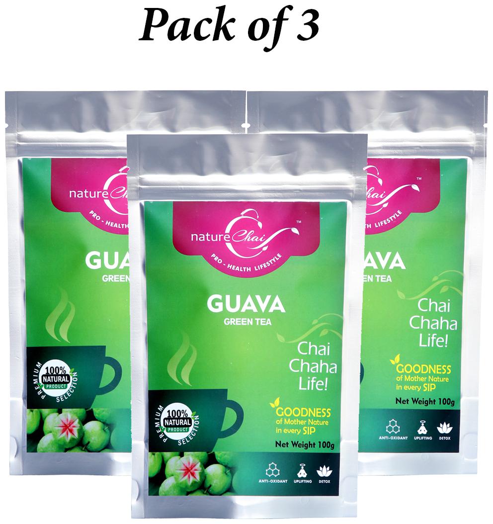 

Nature Chai Guava Green Tea 100g (Pack of 3)