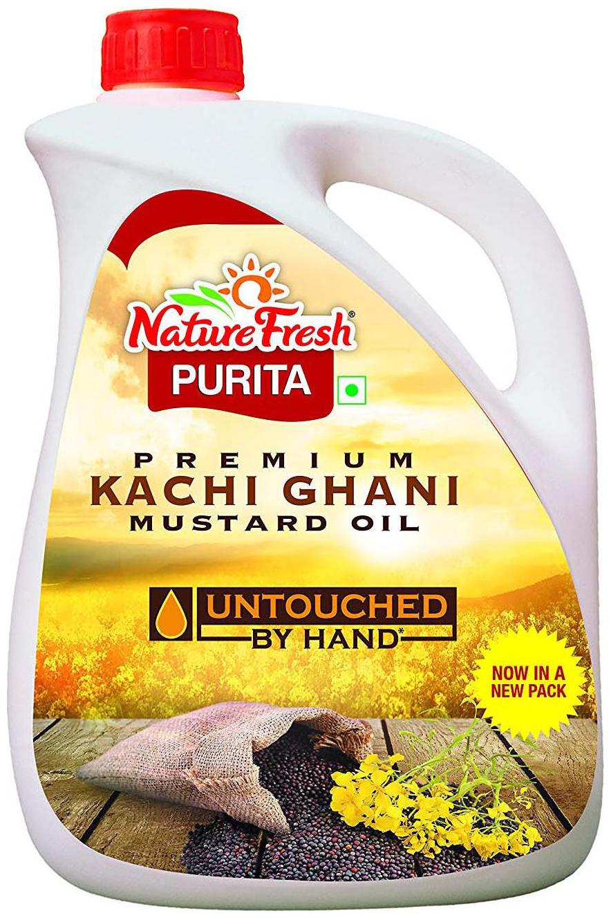

Nature Fresh Kachi Ghani Pure Mustard (Bottle) 5 L