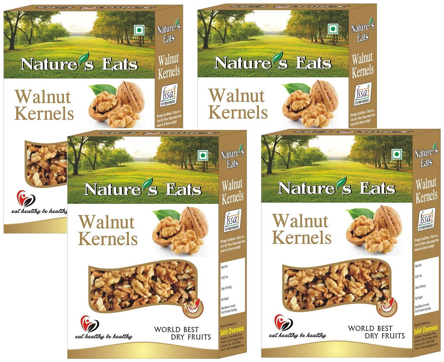 

Nature s Eats Walnut Kernal Quarter 200g Pack of 4 (Fresh Quality)