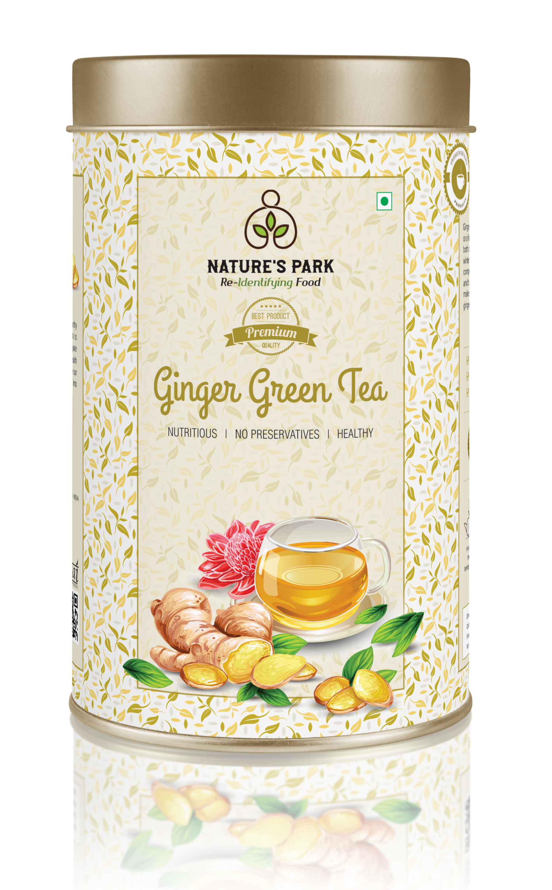 

NATURE S PARK Ginger Green Tea 150g (Pack Of 1)