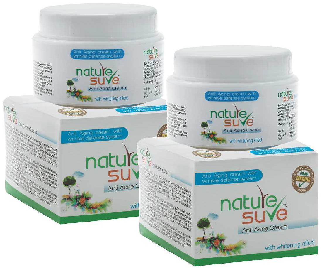

Nature Sure Herbal Anti-Acne Cream 50g (Pack of 2)