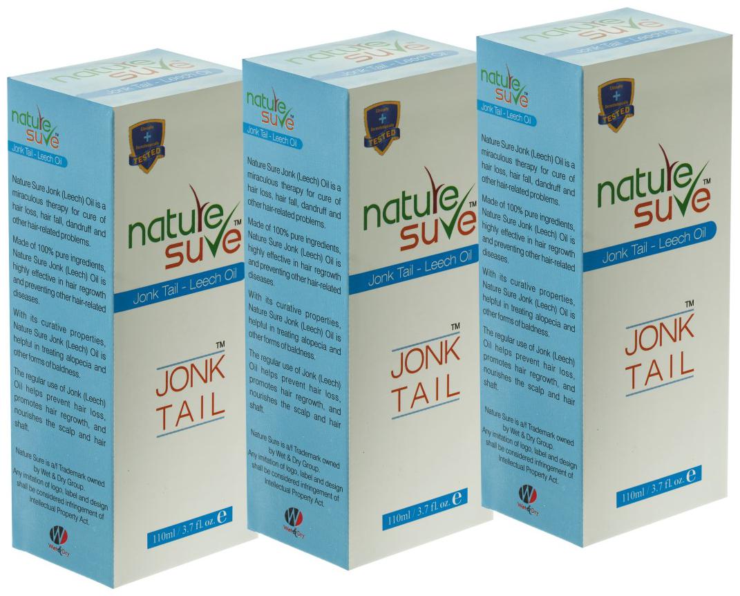 

Nature Sure Jonk Tail (Leech Oil) 110 ml each (Pack of 3)