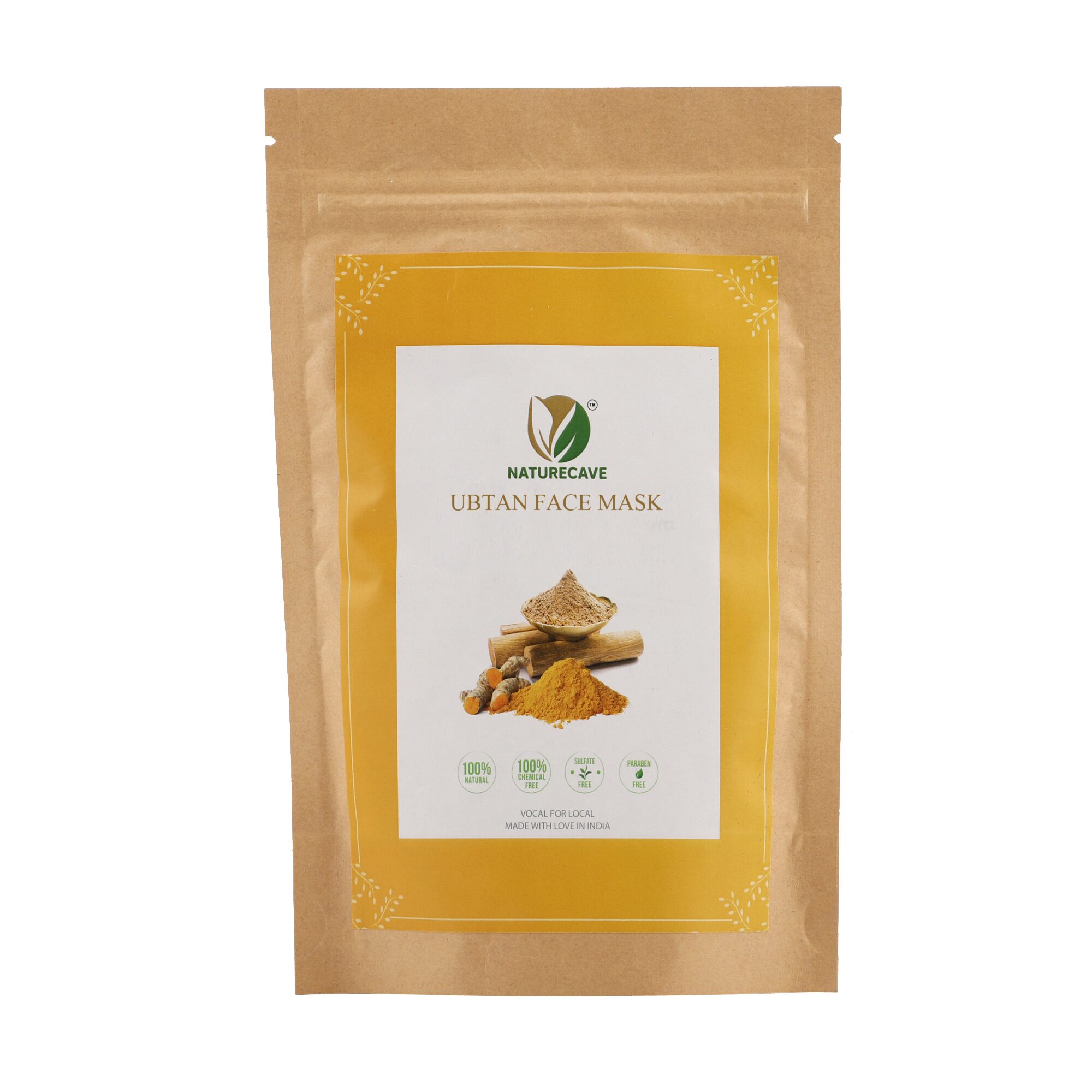

Naturecave 100 Natural Beauty Ubtan Face Mask 200 g ( Pack of 1 )