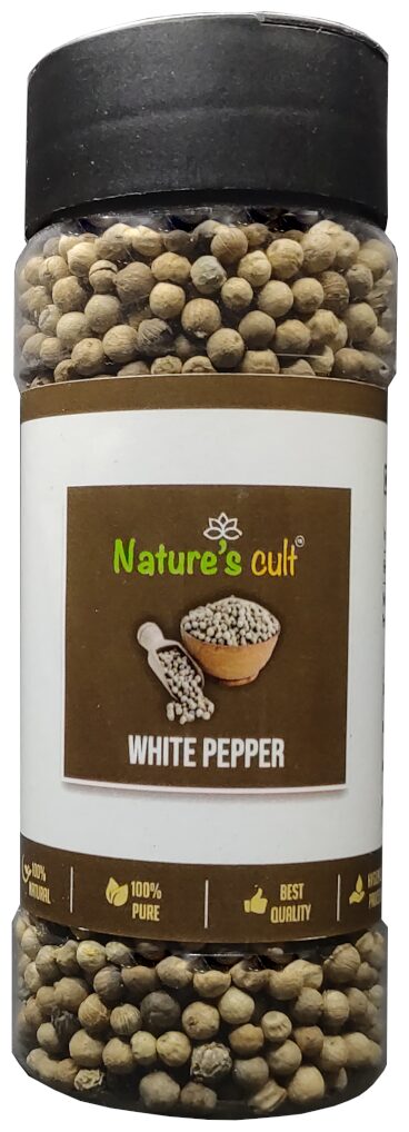 

Natures Cult White Pepper-Whole 50g Safed Mirch