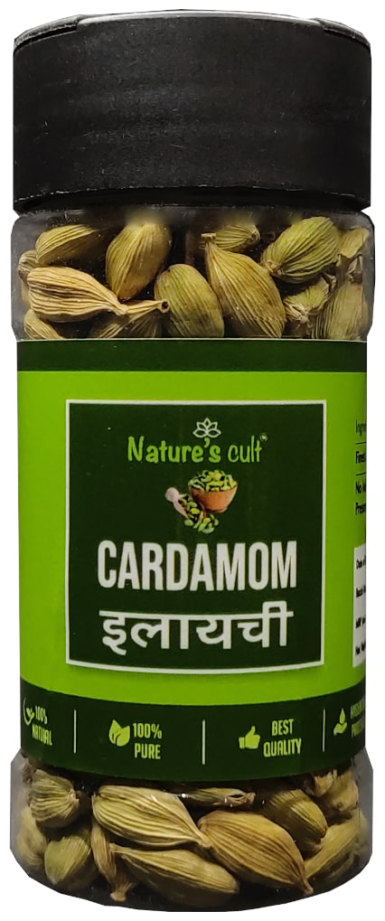 

Natures Cult Cardamom Whole (Hari Elachi) 50 g ( Pack of 1 )