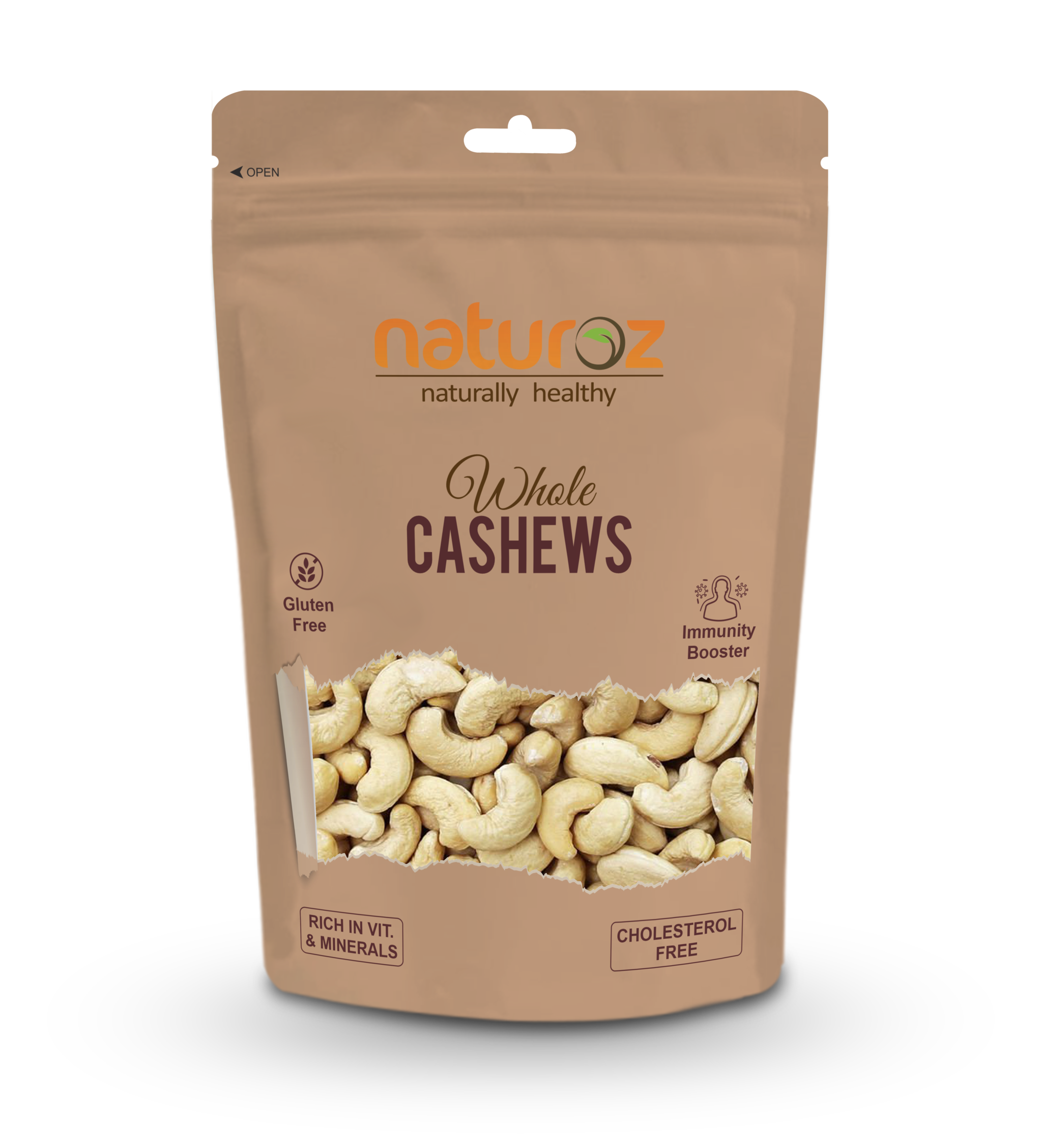 

Naturoz Whole Cashew Premium 500g
