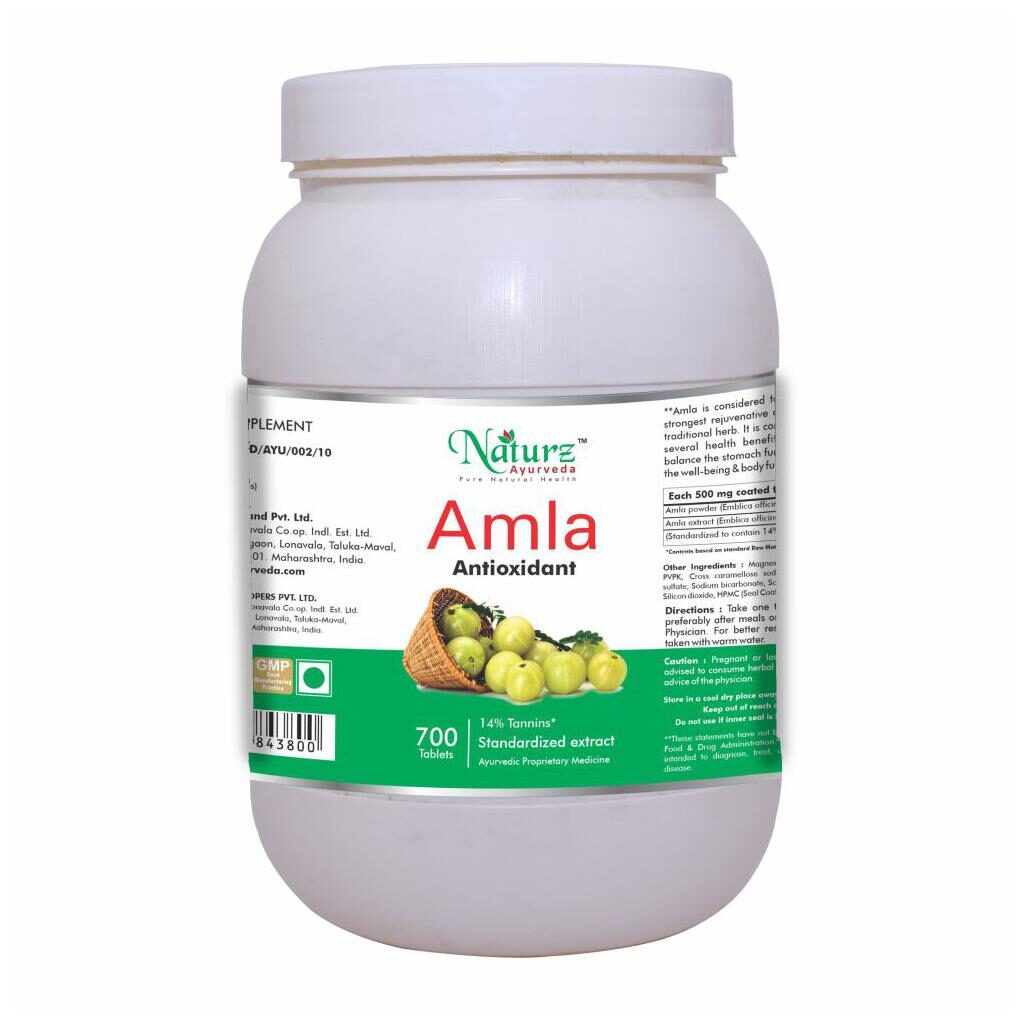 

Naturz Ayurveda Amla 700 Tablets