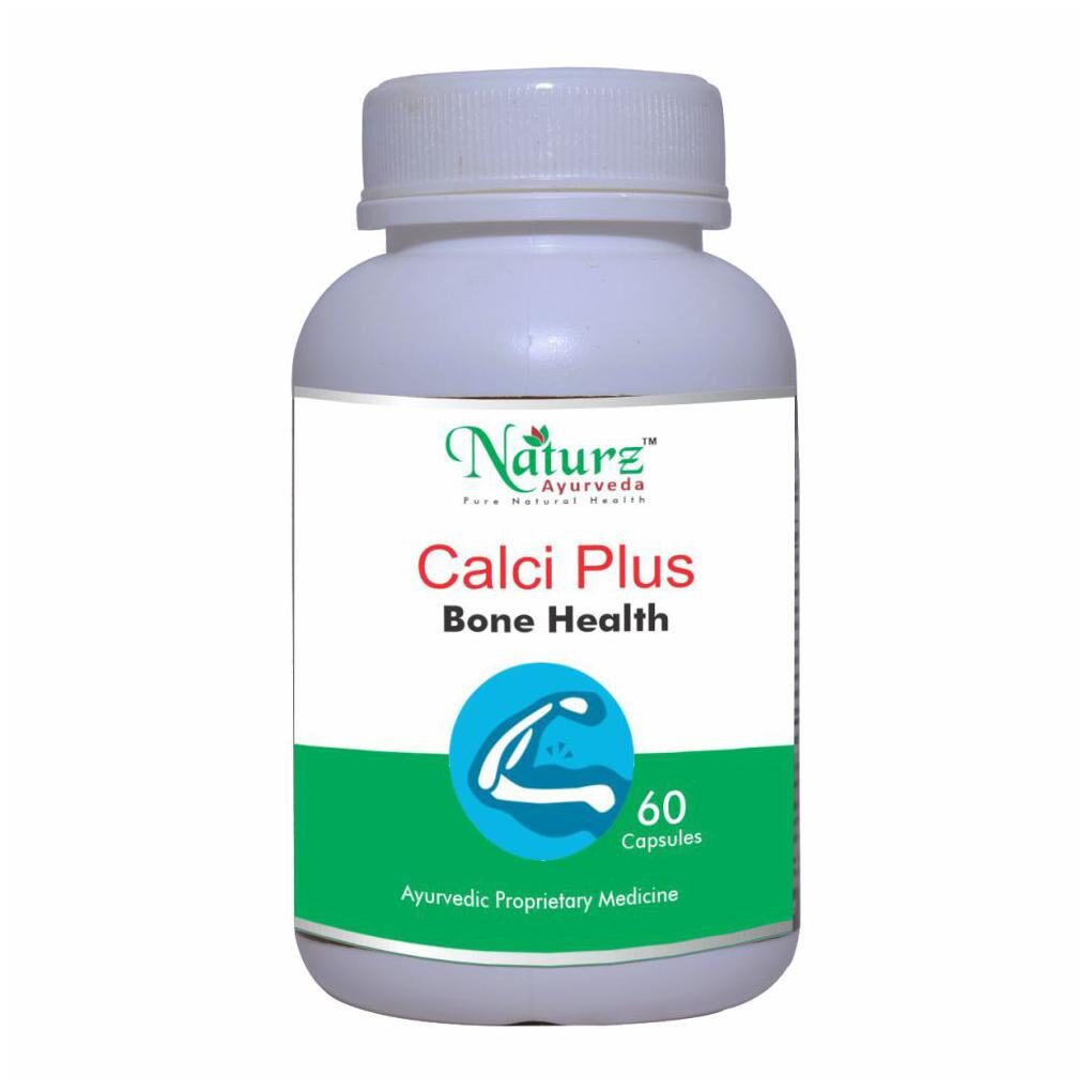 

Naturz Ayurveda Calci Plus 60 Capsules(675 mg) - Bone Health