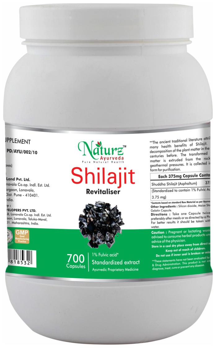 

Naturz Ayurveda Shilajit 700 Capsules