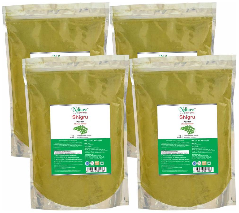 

Naturz Ayurveda Shigru Powder - 1 kg Pack of 4