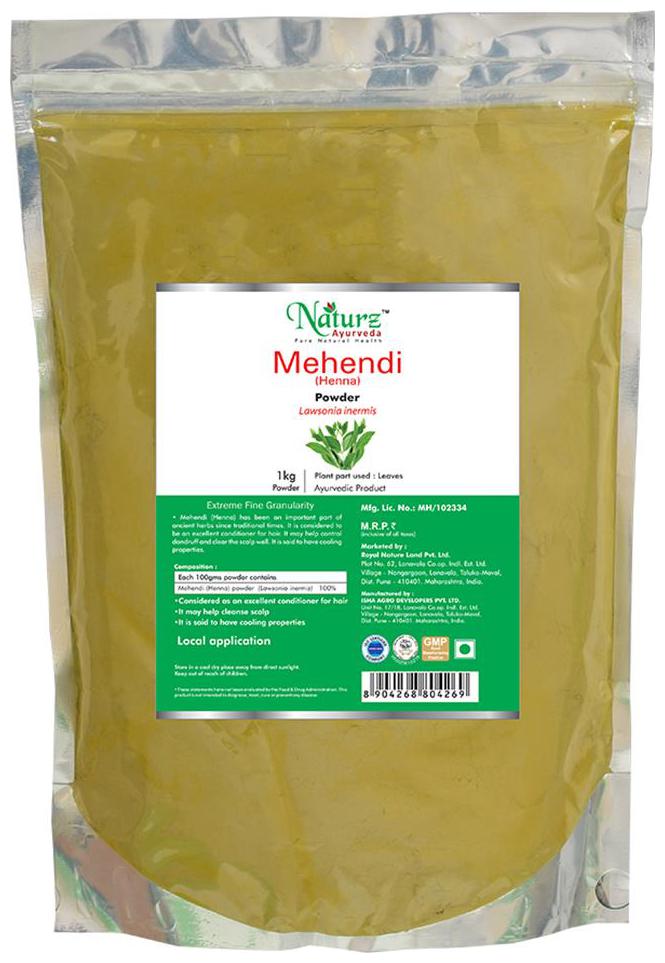 

Naturz Ayurveda Mehandi powder - 1 kg